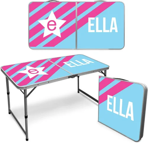 Miniatura 12 de Infusion Mesa plegable prémium personalizada de 4 pies para artes y actividades