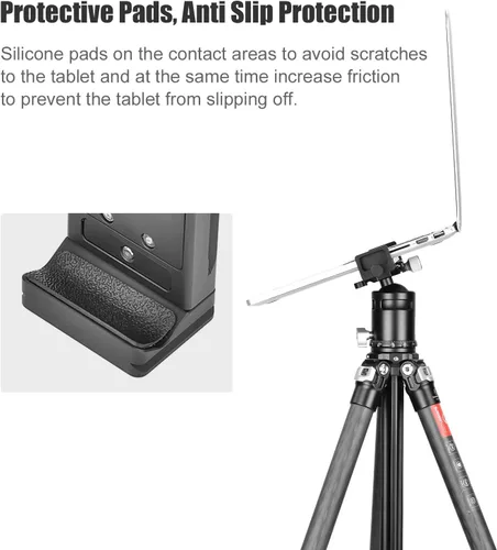 Miniatura 5 de SUNWAY PC-05 - Soporte universal para portátil Arca Swiss Trípode, soporte para laptop para MacBook Pro, soporte para tableta para almohadilla