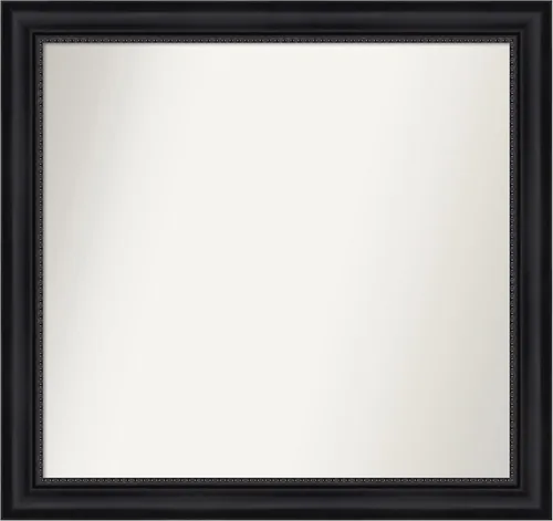 Miniatura 141 de Amanti Art Espejo personalizado, espejo de baño negro Astor, espejo de pared o espejo de tocador de baño sobre el fregadero (25 x 25 pulgadas)
