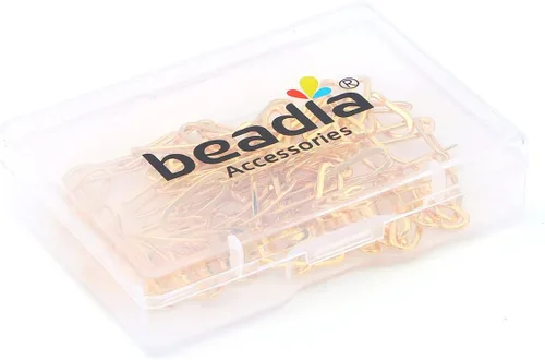 Miniatura 4 de Beadia - Cadenas ovales bañadas en oro de 18 quilates de 5 mm y 1 metro para la fabricación de joyas Cadena ovalada O