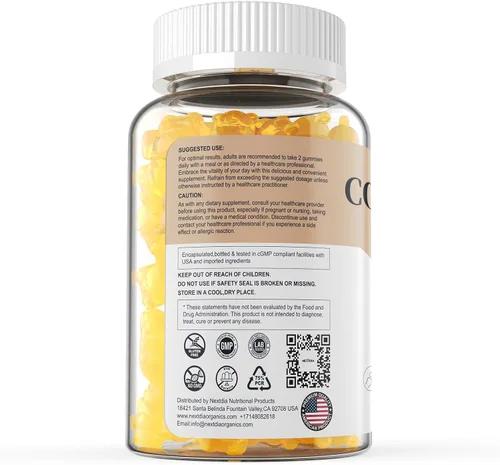 Miniatura 8 de Gomitas de aceite de hígado de bacalao de 1000 mg para adultos y niños, con vitamina A y D3, suplemento de aceite de pescado Omega 3, DHA 360 mg