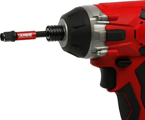 Miniatura 6 de ARES 22027 – Juego de bits de impacto 2 en 1 y adaptador de casquillo – Adaptadores de 3 pulgadas y 8 pulgadas - Diseño único que mantiene bits