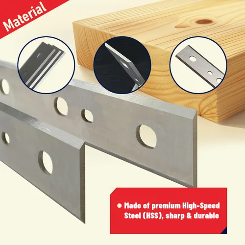 Miniatura 3 de Cuchillas cepilladoras de 13 pulgadas para DeWalt DW735 DW735X cepilladora DW7352 cuchillas de repuesto 3 unids