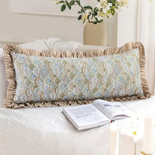 Miniatura 8 de Almohada cervical para el cuello, almohada ergonómica para dormir de lado para el soporte del cuello, almohadas de espuma viscoelástica refrescante