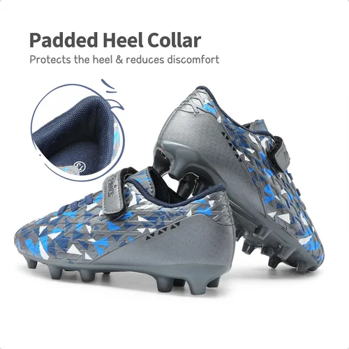 Miniatura 4 de DREAM PAIRS Zapatos de fútbol para niños y niñas, zapatos de fútbol para niños pequeñosniños grandes