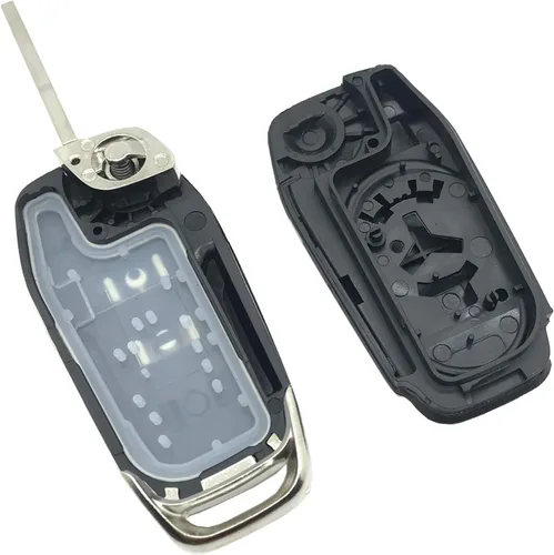 Miniatura 5 de Funda plegable para llavero compatible con Ford F-150, F-250, F-350 (2015-2020), Explorer (2016-2020), F-350, F-450, plástico negro, 3 botones