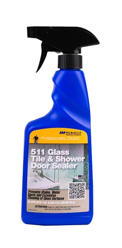 Miracle Sealants 511 - Sellador de azulejos de vidrio y puerta de ducha en aerosol limpiador de superficies de vidrio, 16 onzas