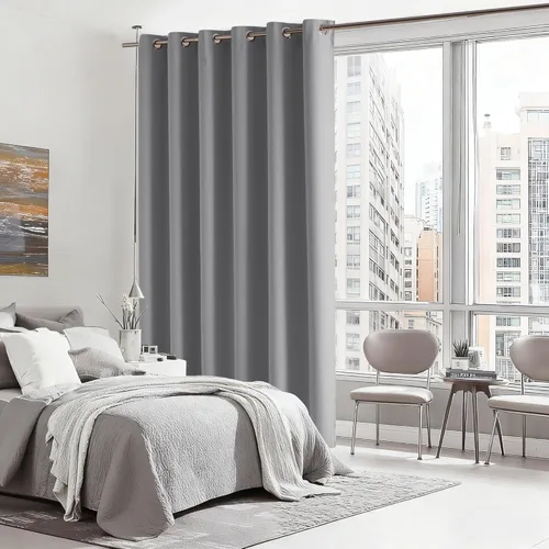 Miniatura 184 de RYB HOME - Cortinas extralargas de privacidad, para bloquear luz, de techo a suelo, para comedor, oficina, sala de estar, cine en casa, patio, 8.3