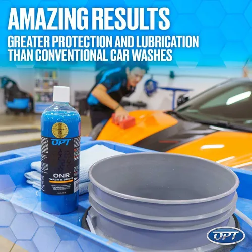 Miniatura 6 de Optimum No Rinse Wash and Shine Versión 5 - Jabón de Lavado sin Enjuague ONR para Detalle de Auto, Uso en Pintura, Recubrimientos Cerámicos, Vidrio