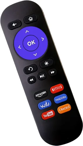 Miniatura 3 de Mando a distancia de repuesto para Roku Box Modelo: Roku 1, Roku 2 (HD, XD, XS), Roku 3, Roku LT, HD, XD, XDS, Roku N1, Roku Express, Roku Express+