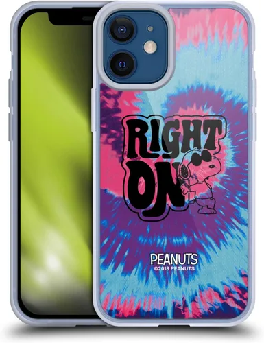 Miniatura 191 de Head Case Designs Funda de gel Woodstock 50th con licencia oficial de Peanuts Snoopy Guitar 1969 [protección de grado militar] compatible con Apple
