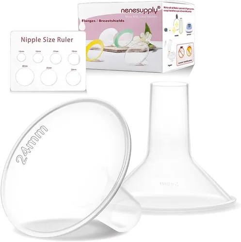 Miniatura 26 de Nenesupply Brida suave de 19mm compatible con piezas de extractor de leche Medela, repuesto de brida de 19mm para accesorios Medela compatibles