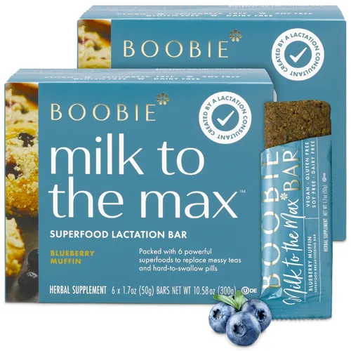 Miniatura 7 de Boobie Bar - Barra de lactancia con mantequilla de maní y superalimento para madres lactantes para aumentar el suministro de leche #1 Barra