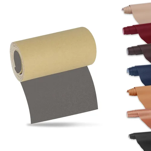 Miniatura 8 de Parche adhesivo de reparación de cuero, parche adhesivo de cuero de 20 x 54 pulgadas para sofás, asientos de automóvil, bolsos, chaquetas, parche