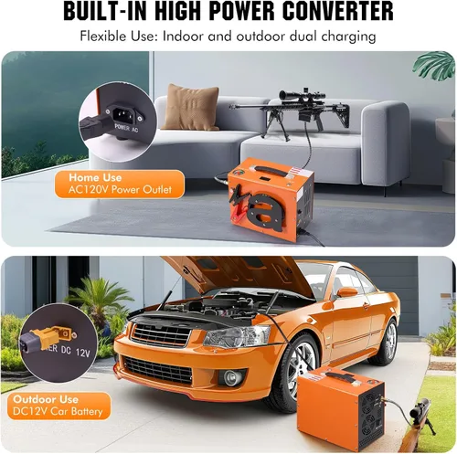 Miniatura 6 de Compresor de aire PCP con apagado Atuo, portátil 4500Psi/30Mpa, sin agua/aceite, arranque de un botón, disco de estallido, compresor de pistola