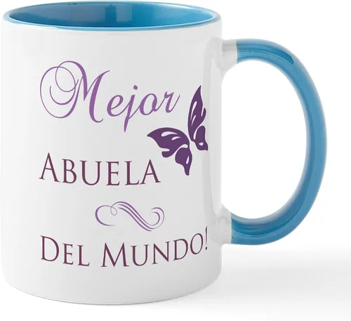 Miniatura 28 de CafePress Taza de café de cerámica Number One Abuelo de 11 oz (11.0 fl oz)