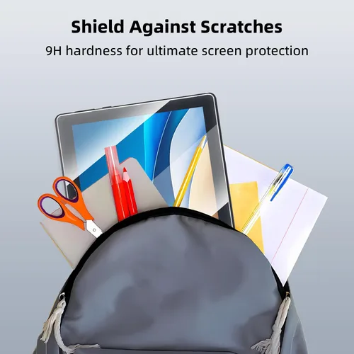 Miniatura 5 de Onn - Paquete de 3 protectores de pantalla para tablet de 10.1 pulgadas, protector de pantalla de vidrio templado de 10.1 pulgadas para tableta Onn