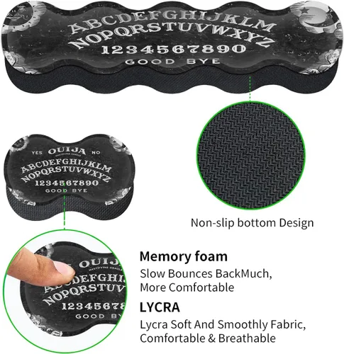 Miniatura 3 de Alfombrilla de mouse para juegos XXL, alfombrilla de escritorio grande Ouija Board Witch extendida, alfombrilla de mouse de goma antideslizante
