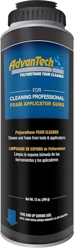 Limpiador de pistola dispensadora de adhesivo para subsuelo AdvanTech (solo limpiador) | Limpiador de poliuretano | J.M. Huber | Incluye (6) latas