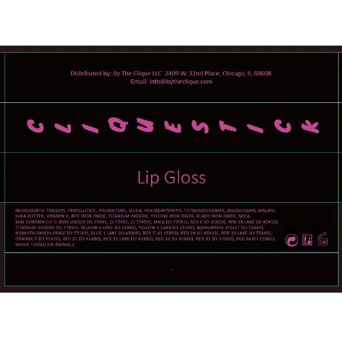 Miniatura 3 de By The Clique Brillo de labios rosa prémium Blushing Bride..