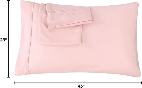 Miniatura 5 de Kamas - Juego de 2 fundas de almohada estándar de gran tamaño para adaptarse a tus almohadas de gran tamaño, grandes y reforzadas, 100% algodón