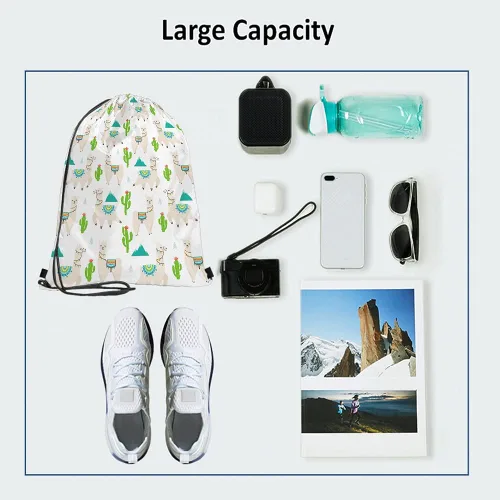 Miniatura 3 de Exóticos tópicos cactus con cordón bolsas mochila bolsa de gimnasio, Multi-a162, Mochilas de viaje