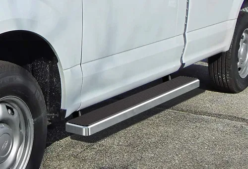Miniatura 8 de APS - Estribos negros, compatibles con Ford F-150 Regular Cab 2015-2026 y F-250 / F-350 Super Duty 2017-2026