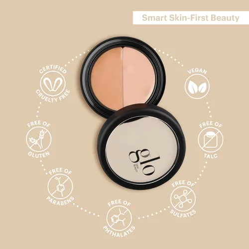 Miniatura 3 de Glo Skin Beauty Corrector para debajo de los ojos con maquillaje de dos tonos para mezcla personalizada - Corrige y oculta ojeras y rojeces - Natural