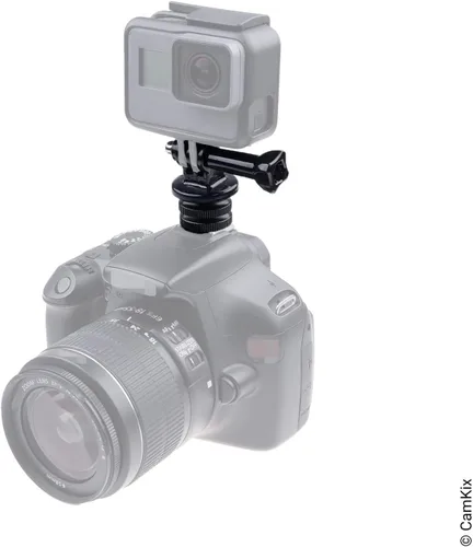 Miniatura 7 de CamKix Kit adaptador de montaje de zapata caliente compatible con teléfono, cámara de acción para el montaje flash de tu cámara DSLR - Graba tu