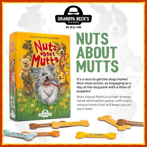 Miniatura 3 de Grandpa Beck's Games Nuts About Mutts - Juego de cartas de eliminación de manos para la familia, para niños, adolescentes y adultos, de The Creators