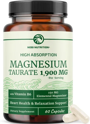 Miniatura 12 de Magnesio Zinc y Vitamina D3 Complejo de 260MG Citrato Mag de alta absorción, glicinato y malato Soporte para la salud muscular, función