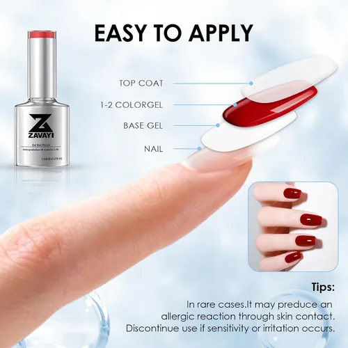 Miniatura 6 de Juego de esmaltes de uñas de gel de 6 colores, kit de uñas de gel no tóxico para luz UV/LED, larga duración y fácil de aplicar, uso en salón y hogar