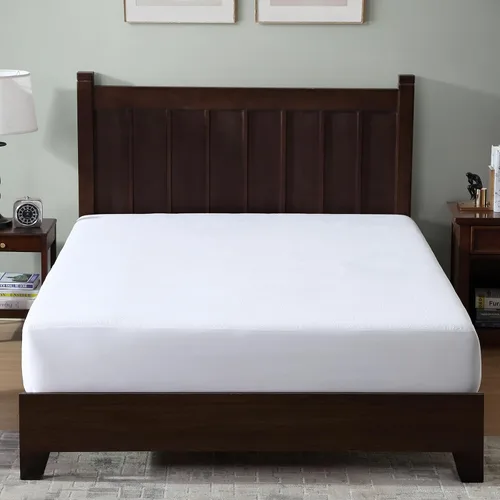 Miniatura 7 de Cleva Home Protector de colchón 100% impermeable, bolsillos profundos que se adaptan a hasta 18 pulgadas, funda de rizo suave y transpirable sin