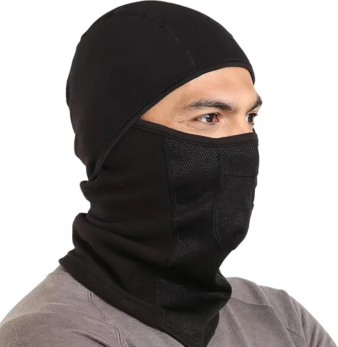 Tough Headwear Máscara de esquí para mujeres y hombres – Pasamontañas – Cubierta térmica de invierno Shiesty – Equipo de clima frío para esquí Negro