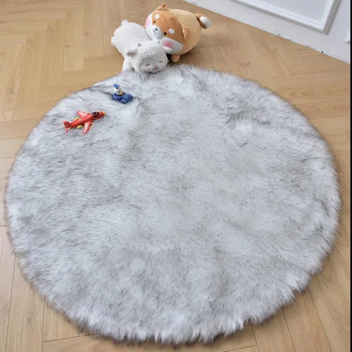 Miniatura 38 de duduta - Alfombra de pelo de oveja sintética verde esmeralda de 2 x 3 pies, alfombra esponjosa lavable para cabecera de cama pequeña, dormitorio