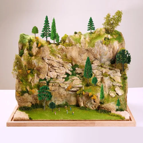Miniatura 5 de Skylety 70 Piezas Árboles Modelo de 1.2 a 6.3 Pulgadas Árboles de Juguete en Miniatura Mixtos Suministros de Diorama Plantas Falsas para Paisaje