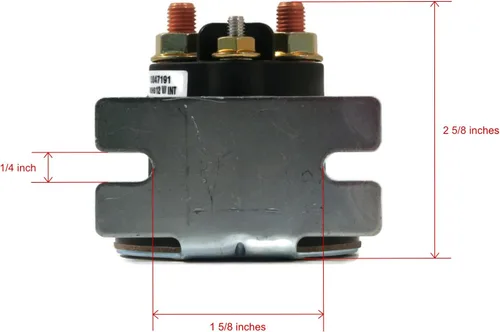 Miniatura 3 de The ROP Shop Solenoide resistente de 12 voltios, servicio intermitente para Boss RT3 Trip Edge quitanieves