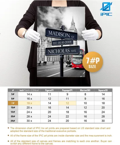 Miniatura 7 de IPIC – obra de arte personalizada con nombres y fecha, regalo perfecto para aniversario, boda, cumpleaños y celebraciones