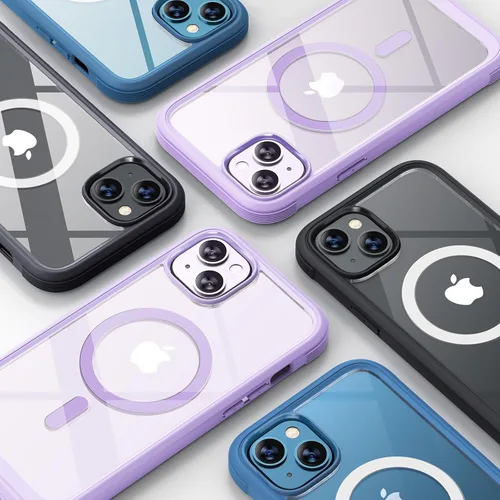 Miniatura 204 de Diaclara Funda diseñada para iPhone 16, mejorada [protección completa de la cámara], carcasa resistente de cuerpo completo con protector de pantalla