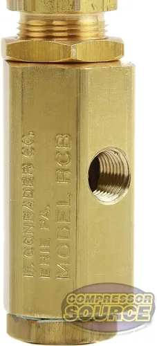 Miniatura 4 de Nueva válvula de descargador piloto para compresor de aire 1/4" FPT - 140-175 PSI