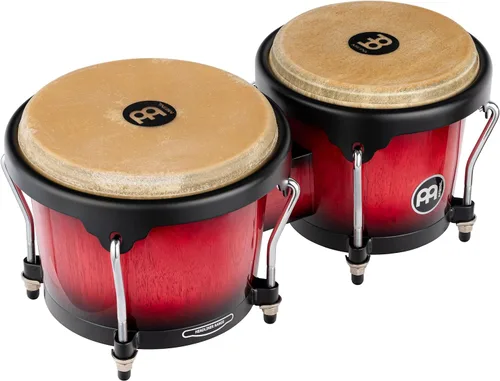 Miniatura 10 de Meinl Percussion HB100SNT-M bongós de madera natural de 6 3/4 y 8 pulgadas, Natural