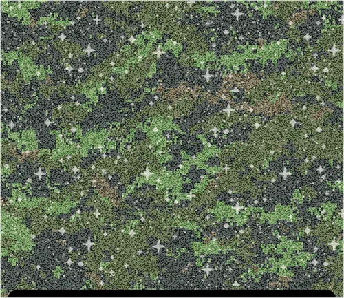 Miniatura 9 de Camuflaje Estampado Glitter HTV (13.33" x 12") - Camuflaje Azul