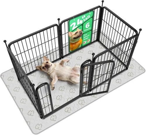 Miniatura 82 de FXW Rollick - Corralito para perros para patio, campamento con casa rodante, patentado, 24 pulgadas, 2 paneles