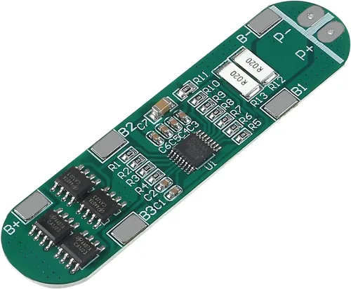 Miniatura 7 de Alinan 6 unids 4S 14.4V 14.8V 16.8V 5A 18650 placa de protección de batería de litio Protección contra sobrecarga BMS Módulo de circuito PCB