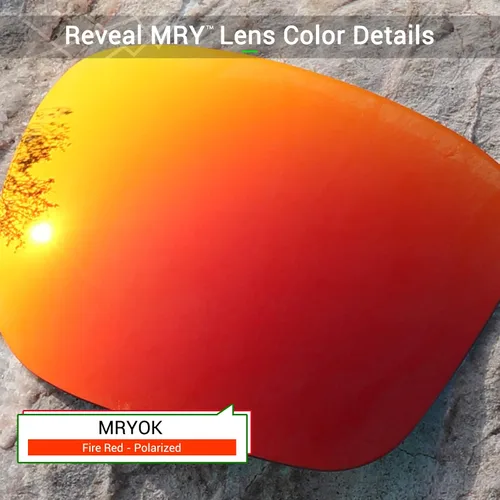 Miniatura 3 de Mryok Lentes de repuesto polarizadas para Oakley Juliet - Fire Red