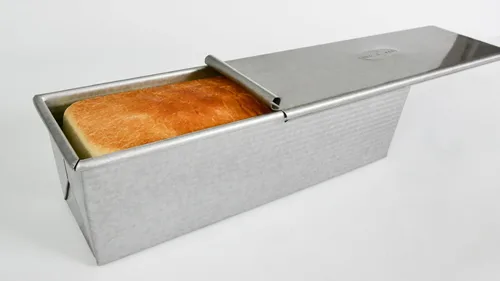 Miniatura 3 de USA Pan Pullman - Molde para pan con tapa, grande, juego de 2