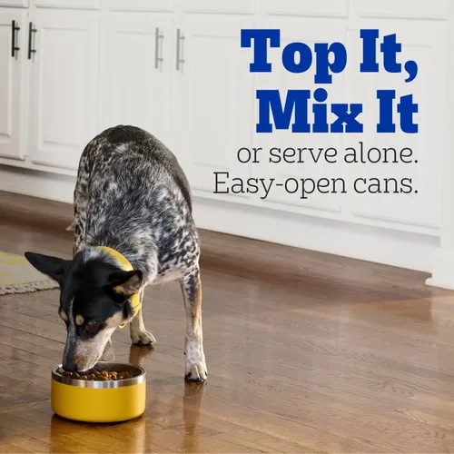 Miniatura 6 de Pedigree Alimento húmedo para perros con alto contenido de proteínas, comida enlatada suave para perros adultos, sabor a carne de res y cordero