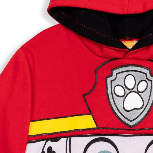 Miniatura 4 de Paw Patrol Chase Marshall Rubble Zuma - Sudadera con capucha de forro polar para niños pequeños, Metálico