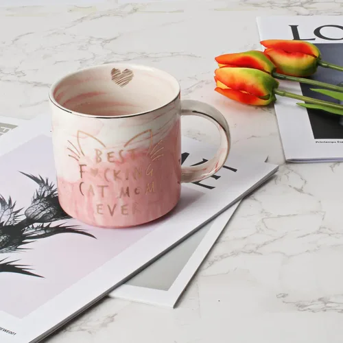 Miniatura 3 de Regalos para mamá de gato para mujeres, taza de café Crazy Cat Lady regalo para amantes de los gatitos, mamá, hija, hermana, tía, esposa, mejores