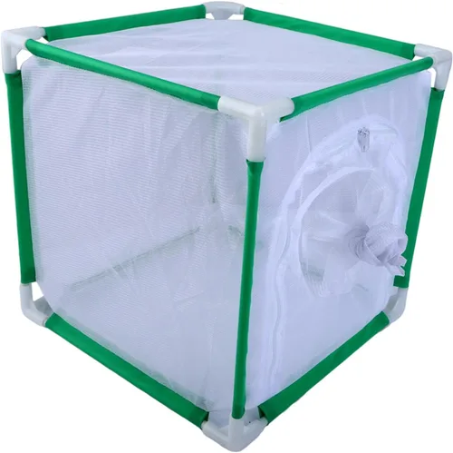 Miniatura 7 de Jaula de hábitat de mariposa, cubierta de protección de terrario de mariposa, multiuso, jaula de malla ornamental para patio trasero de granja, verde